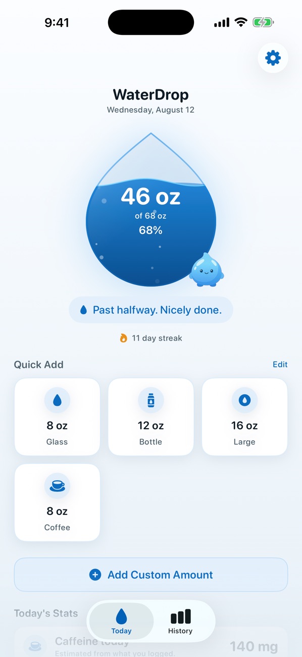 WaterDrop screenshot 1 of 3